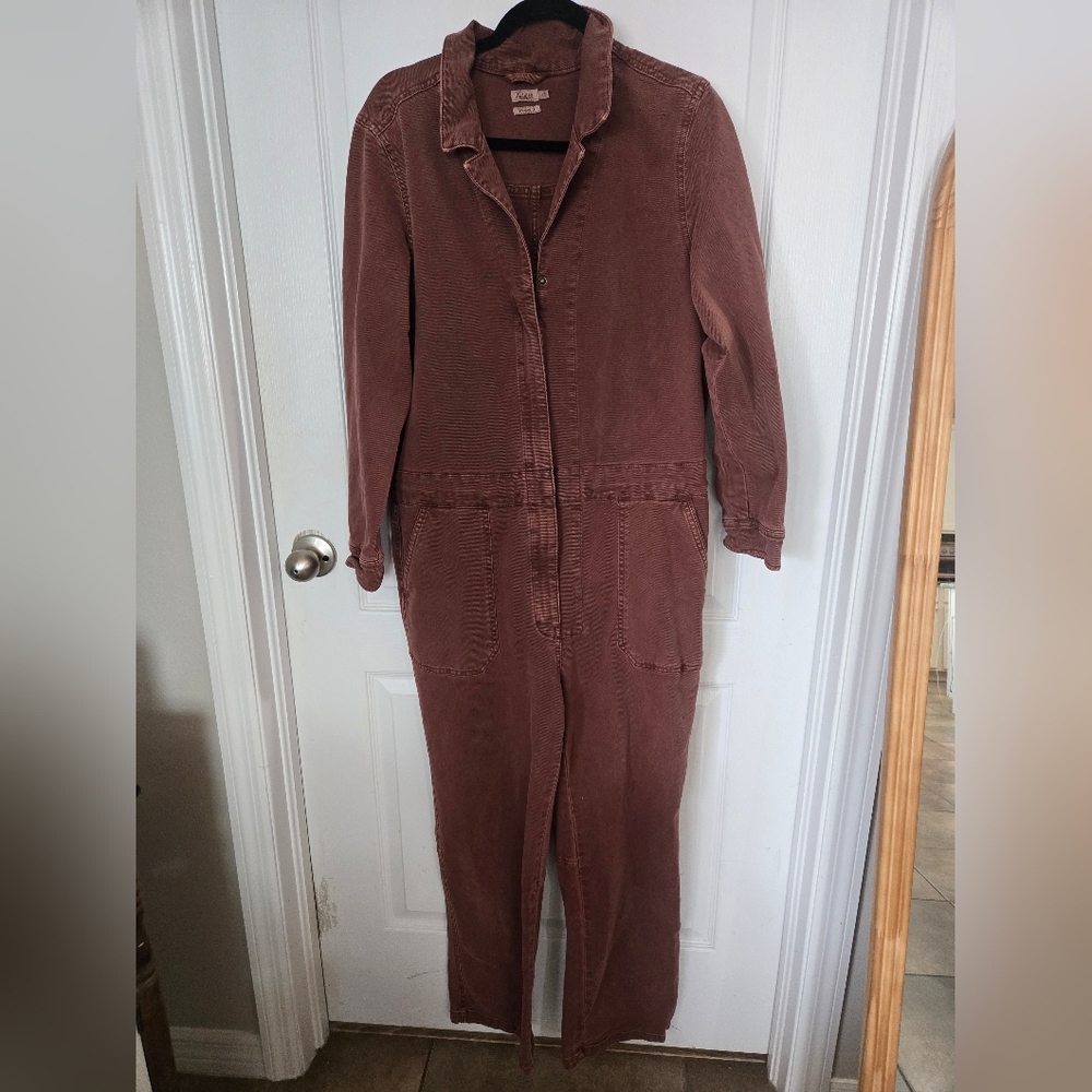 Faherty Brown Jumpsuit